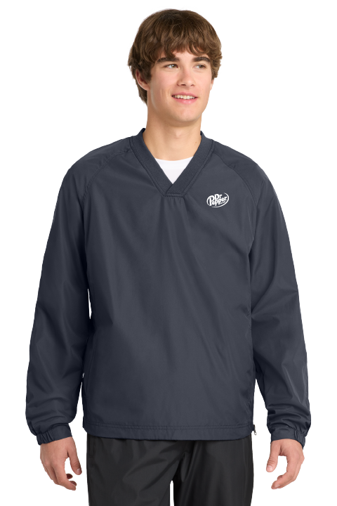 Sport-Tek V-Neck Raglan Wind Shirt