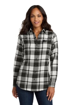 Port Authority Ladies Plaid Flannel Tunic