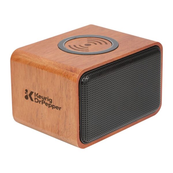 Wood Bluetooth Speaker with Wireless Charging Pad (CA)